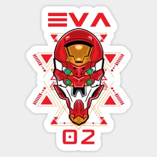 EVA unit 02 Sticker